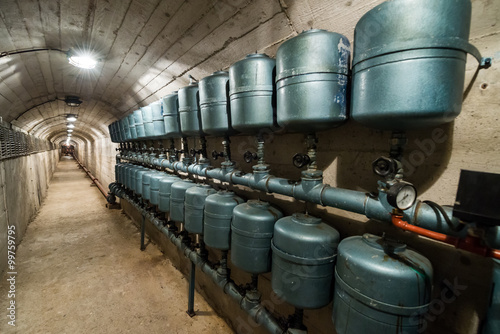 Inside the bunker of Josip Broz Tito near Konjic city in Bosnia and Herzegovina