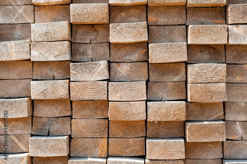 Wooden pile textured