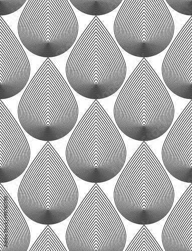 Black and white vector orna...