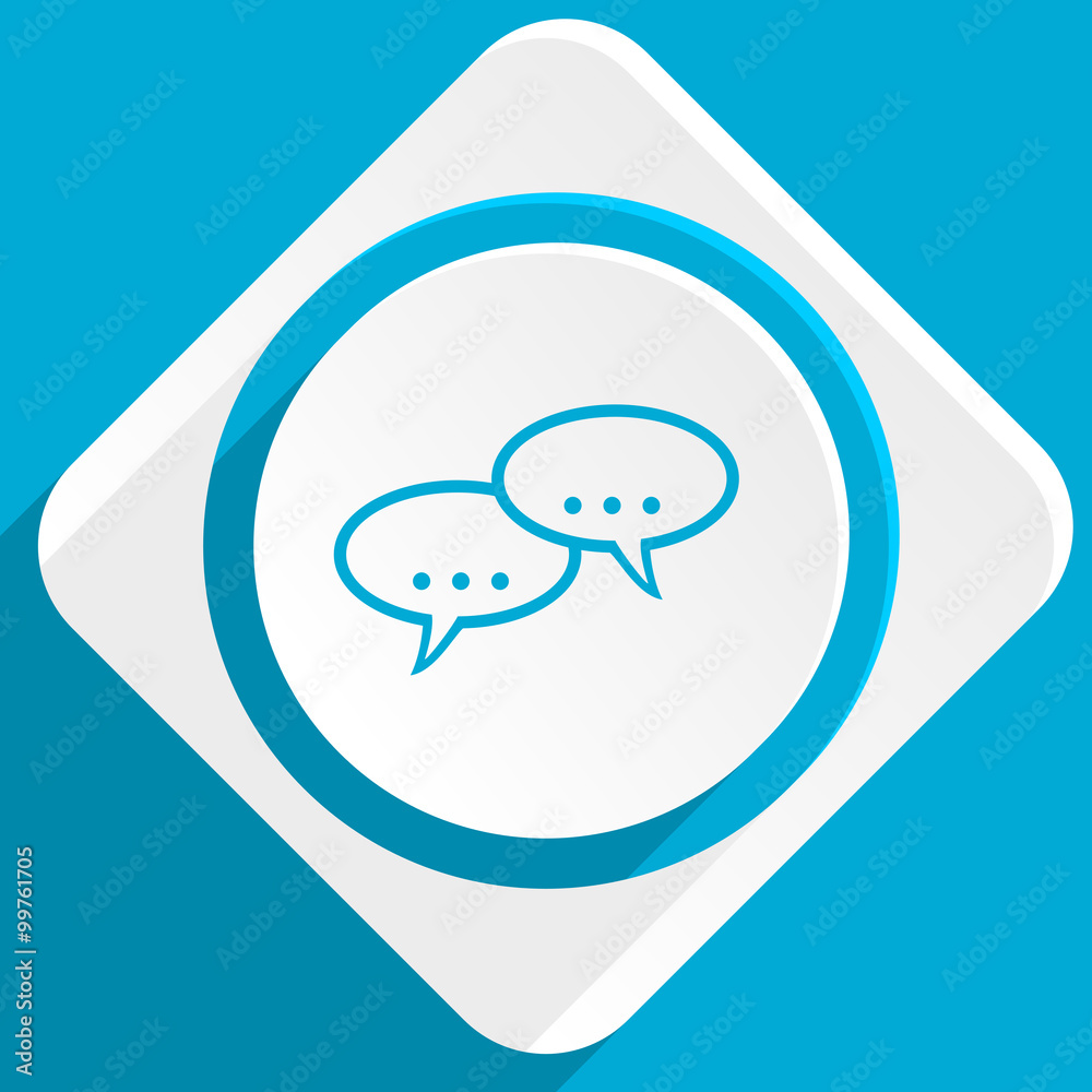 forum blue flat design modern icon for web and mobile app forum blue flat design modern icon for web and mobile app