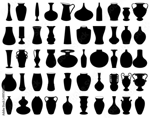 Vases vector set
