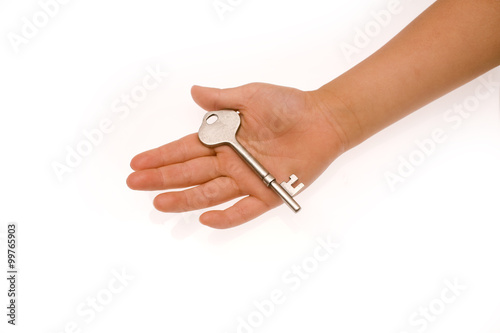  HAND WITH A KEY
