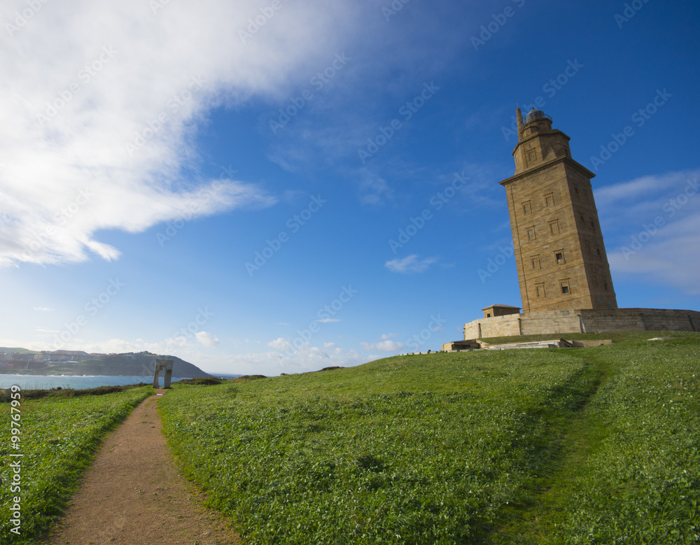 Torre de hercules, La Coruña, España