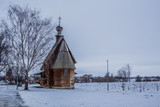 Деревянная Никольская церковь в Суздале