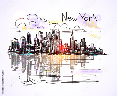 new york sketch