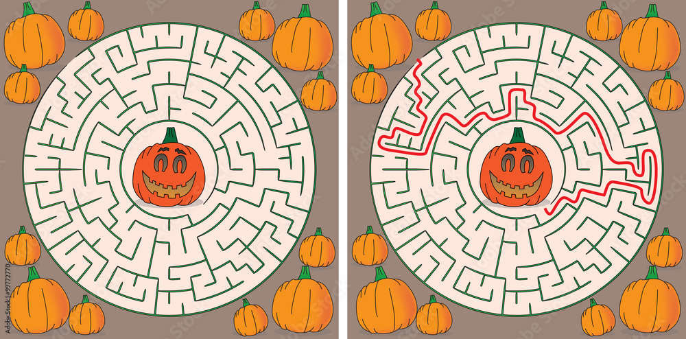 Pumpkin maze Pumpkin maze