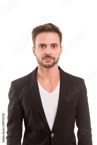 Studio shot of a young man