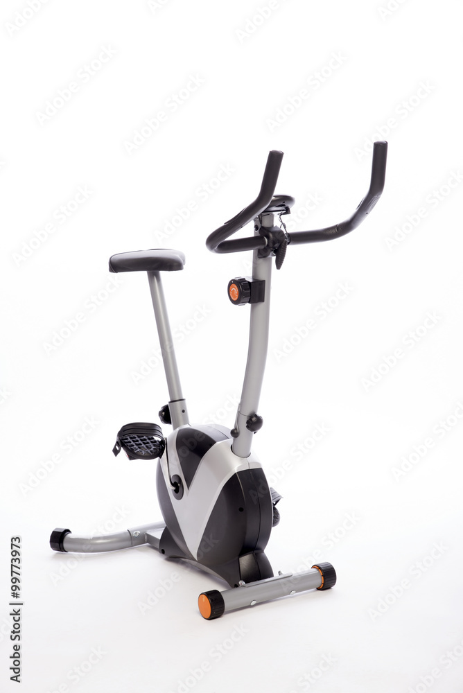 An exercise bike ready for use An exercise bike ready for use