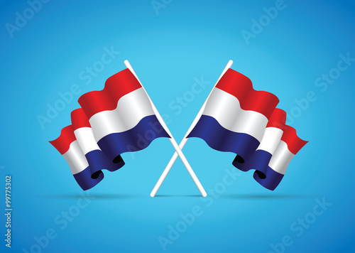 Fototapet netherlands flag