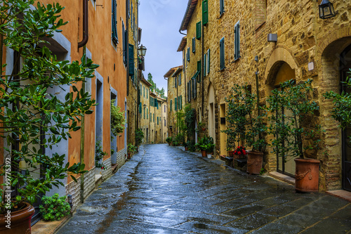 Fototapeta Naklejka Na Ścianę i Meble -  San Quirico d'Orcia, Tuscany, Italy