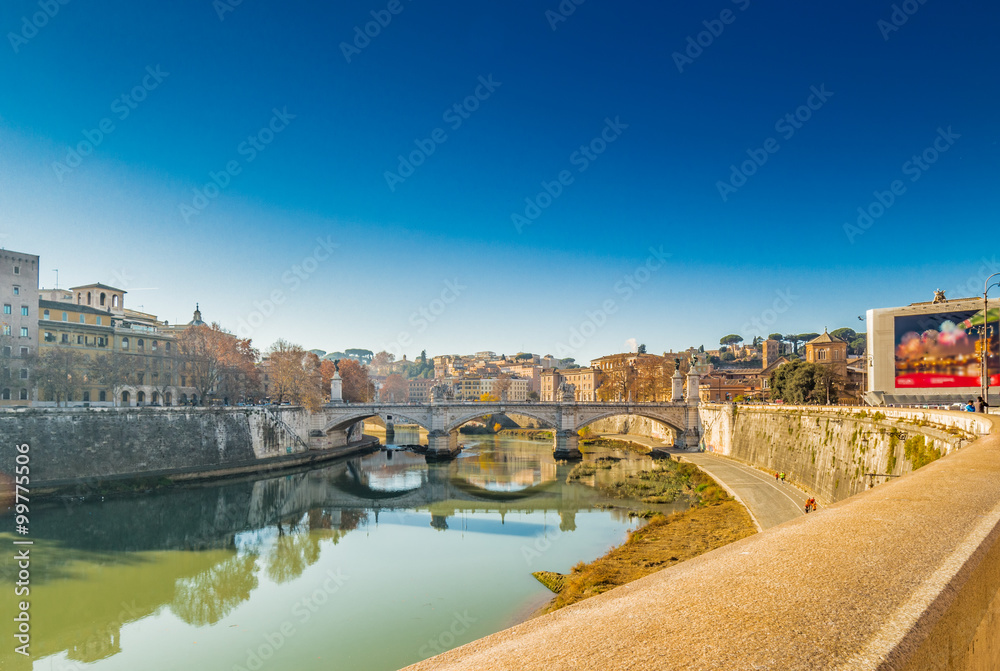 view of the river Tiber
