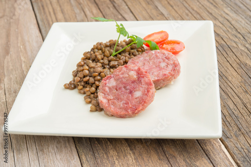 cotechino and lentils