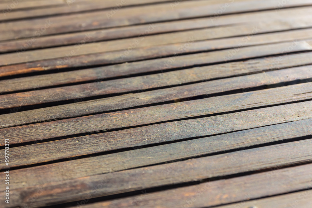 perspective wooden floor ,image in soft focusing perspective wooden floor ,image in soft focusing