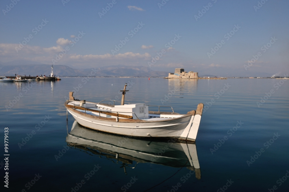Nafplion, beautiful town in the Peloponnese, Greece
