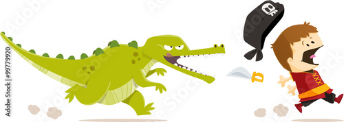 crocodile poursuite