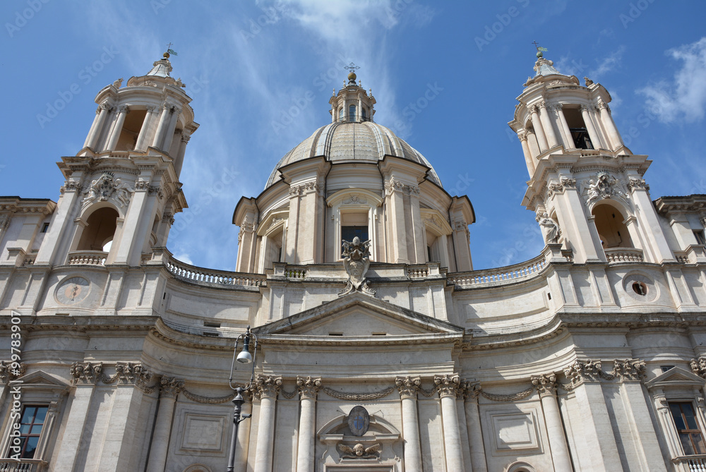Santa Agnese in Agone in Piazza Navona Square, Rome Santa Agnese in Agone in Piazza Navona Square, Rome