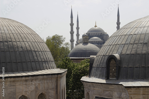 Blue Mosque view from Santa Sofia