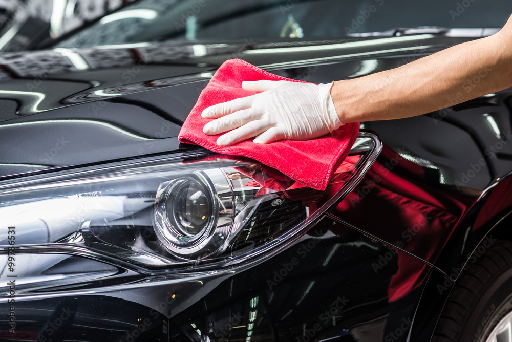 Car polishing series : Cleaning black car