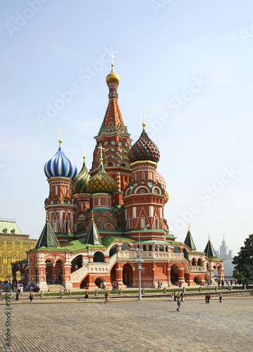 Cathedral of Saint Basil in Moscow. Russia