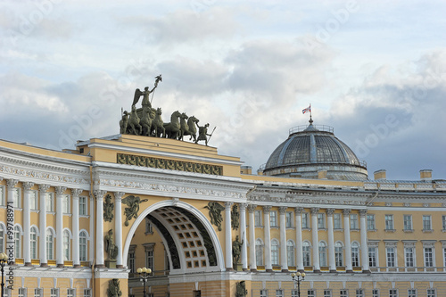arch of the General staff in St. Petersburg, Russia