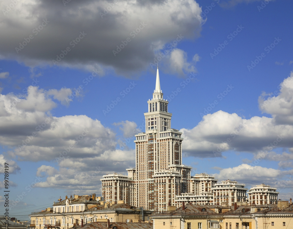 Panoramic view of Moscow. Russia
