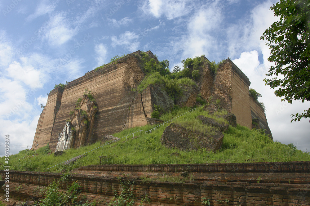 Burmese stupa in Mingun
