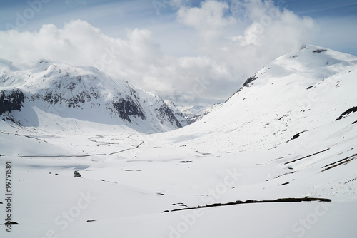 Remote mountain road