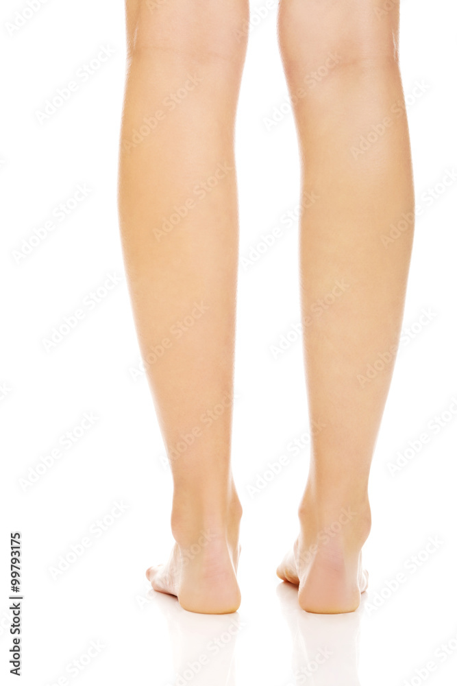 The legs of a young woman The legs of a young woman