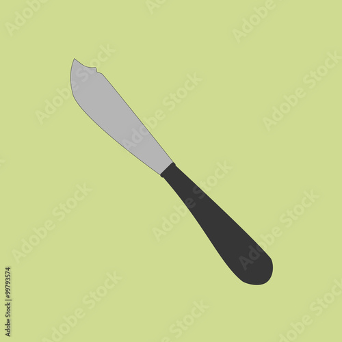 Serving fish knife