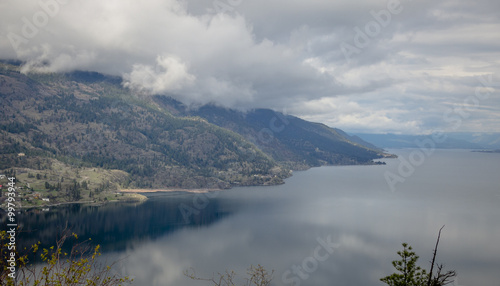 Overlooking Massive Lake Okanagan from Knox Mountain