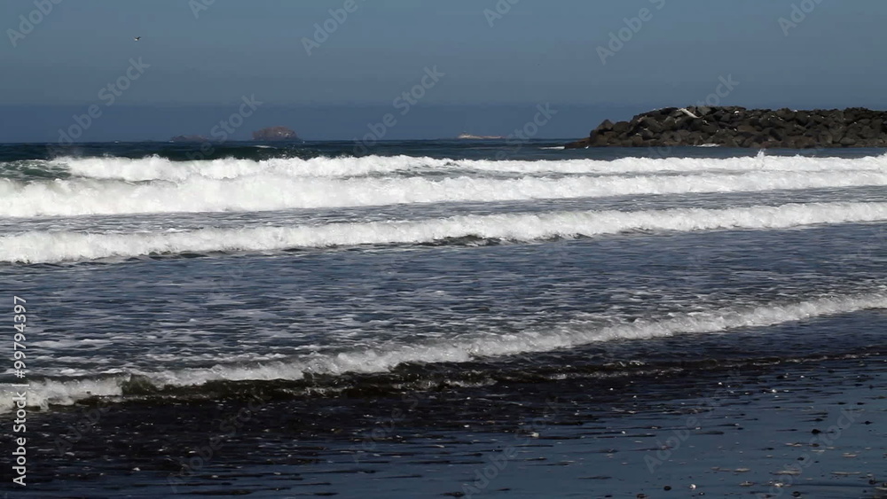 Ocean Waves With Breakwater and Rocks Gold Coast Oregon
Ocean Waves With Breakwater and Rocks Gold Coast Oregon