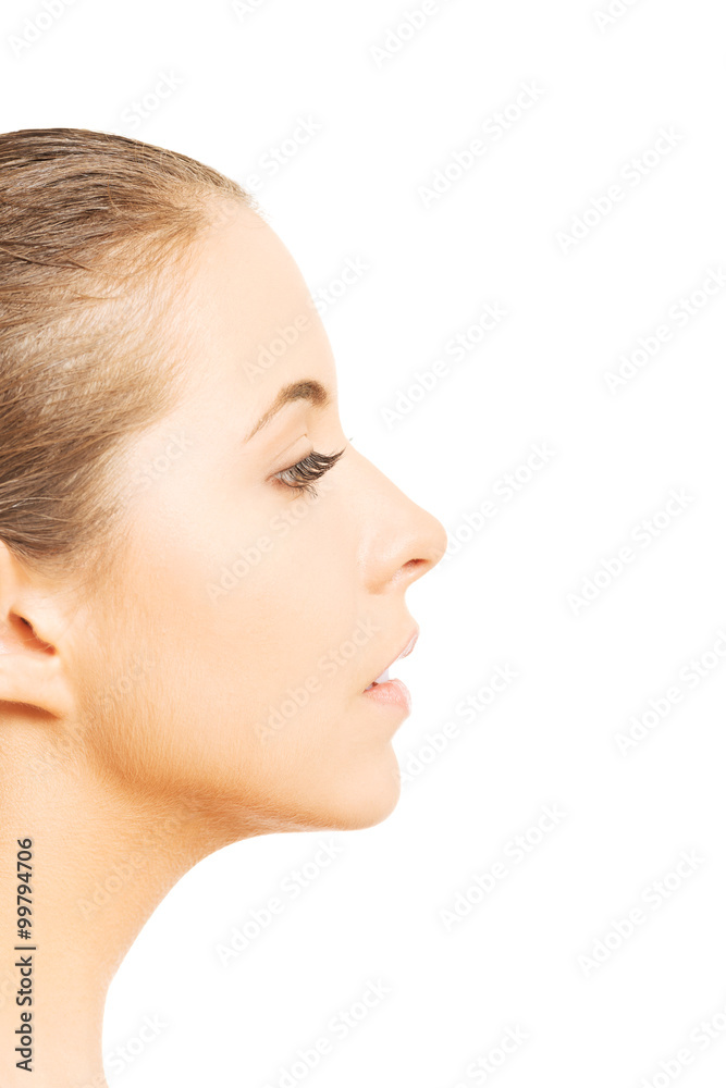 Sensual portrait of bare woman Sensual portrait of bare woman