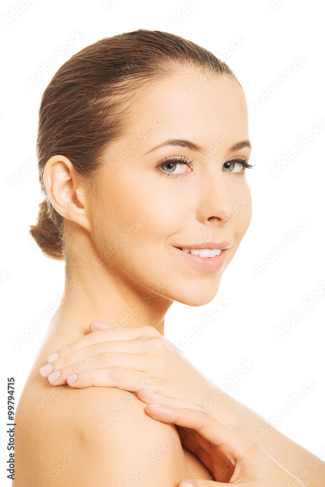 Sensual portrait of bare woman Sensual portrait of bare woman