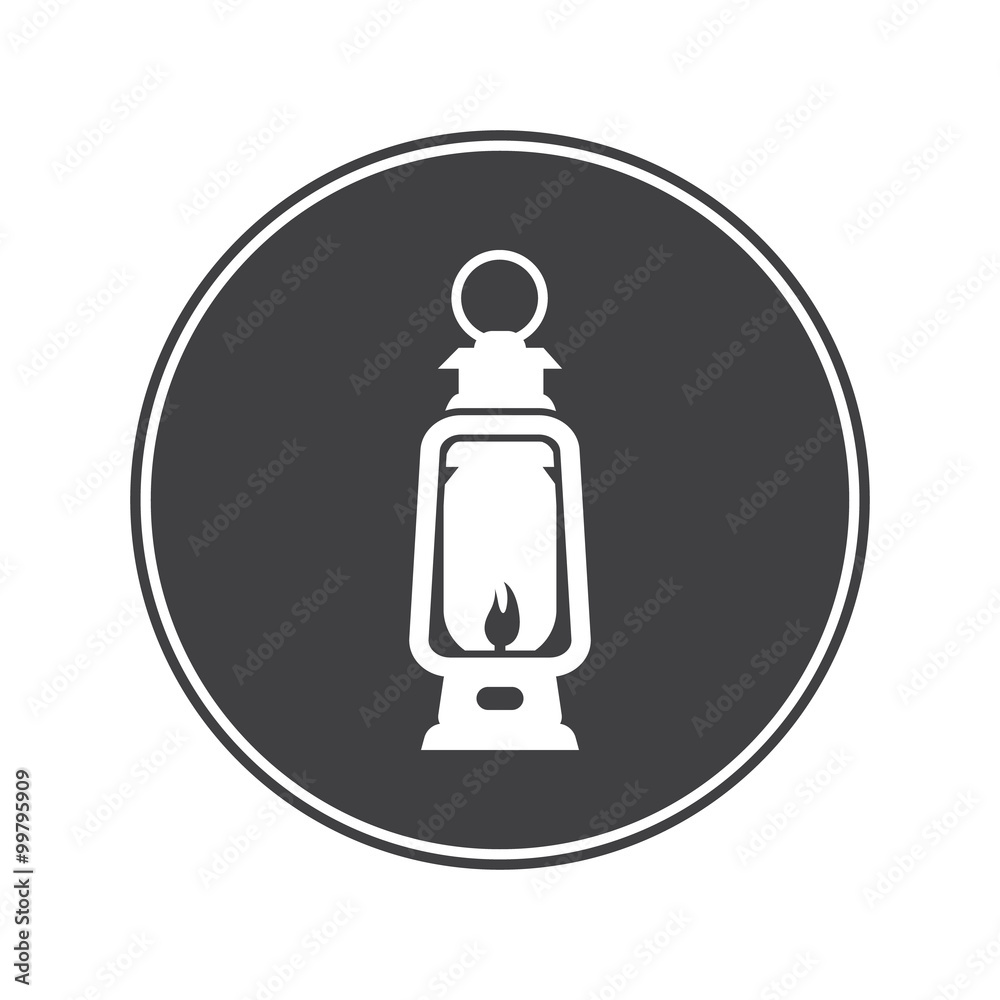 Kerosene lamp icon Kerosene lamp icon