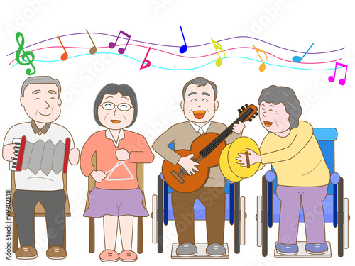 高齢者の演奏会