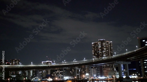 Traffic over the loop across Rainbow Bridge.