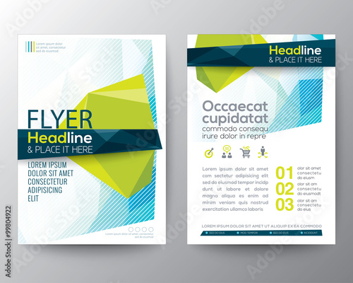 Abstract low polygon background for Poster Brochure Flyer design