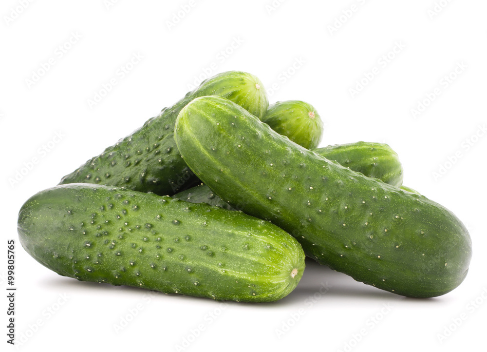 Cucumber vegetable isolated on white background cutout Cucumber vegetable isolated on white background cutout