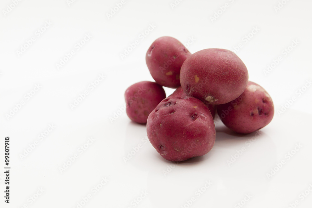 Obraz premium Red Skinned Potatoes