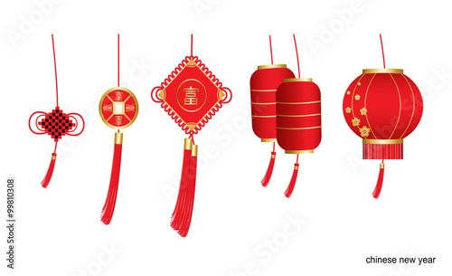 Chinese new year. Set of design elements
