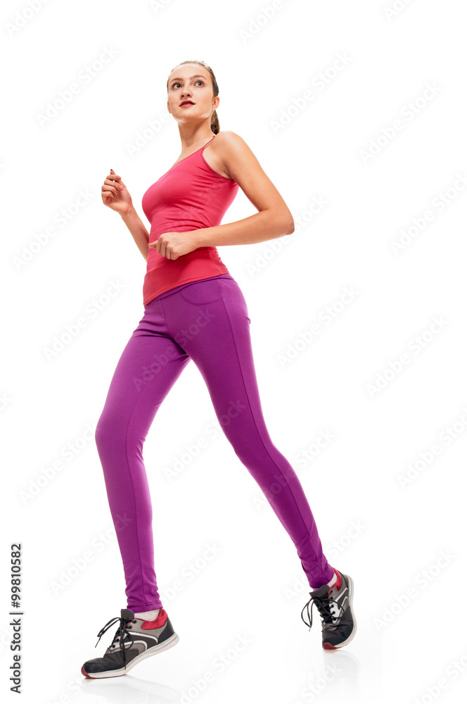long legs Runner woman full length long legs Runner woman full length