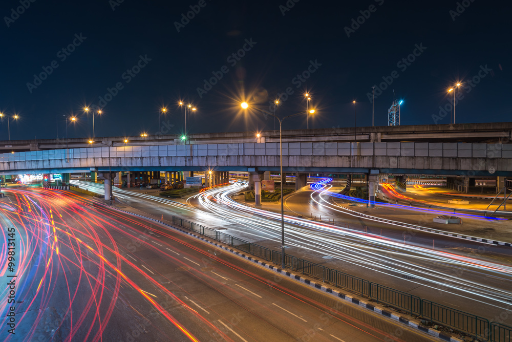 Fototapeta premium Street Expressway at night