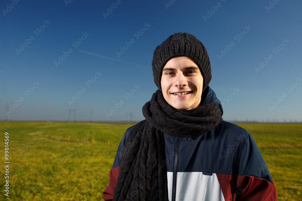 Happy teenager boy Happy teenager boy