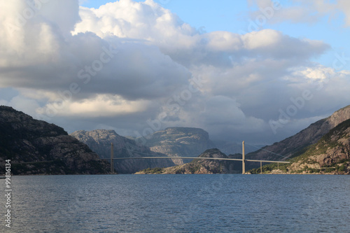 Brigde over Lysefjord, Rogaland, Norway photo