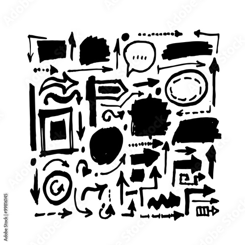 Arrows, sketch for your design