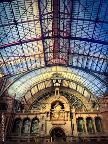 top architecture in the antwerp railway station