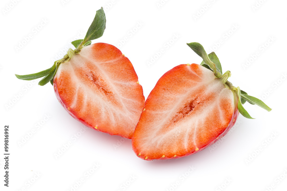 Strawberry on the white background. Strawberry on the white background.