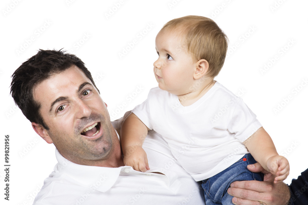 Dad with baby Dad with baby
