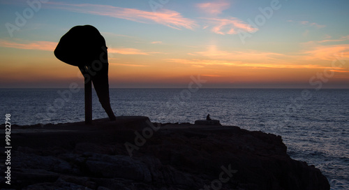 Punta Herminia anochecer caracola A Coruña Torre