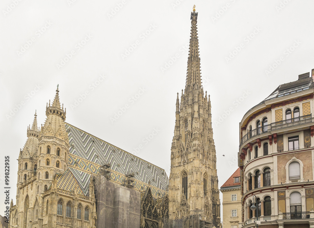 Fototapeta premium Vienna austria, st. stephens